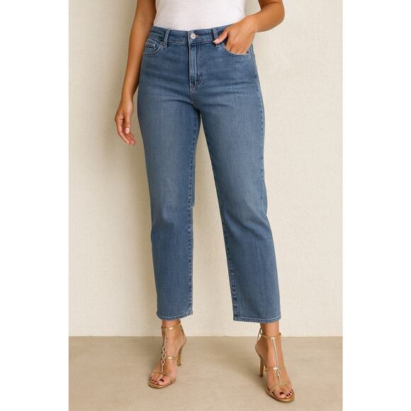 3 for $9 Buffalo David Bitton Jeans Alyssa High Rise Strait Leg Strech Denim 12 - Picture 1 of 6